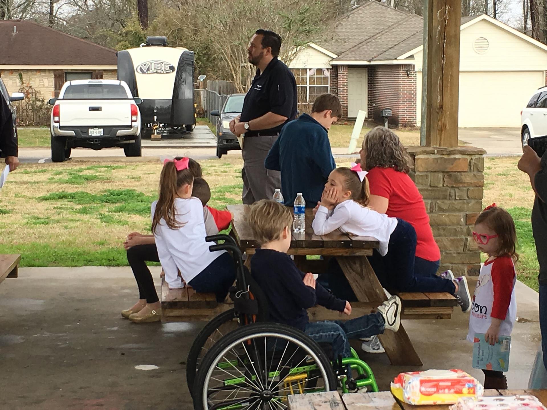 Outdoor storytime