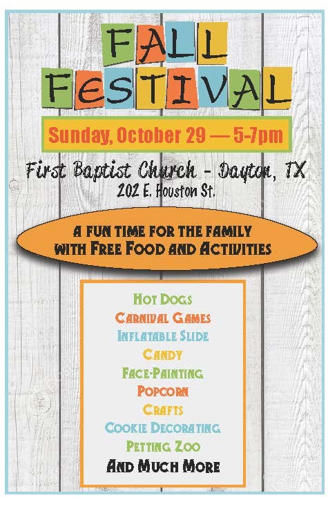 Fall Festival - flyer