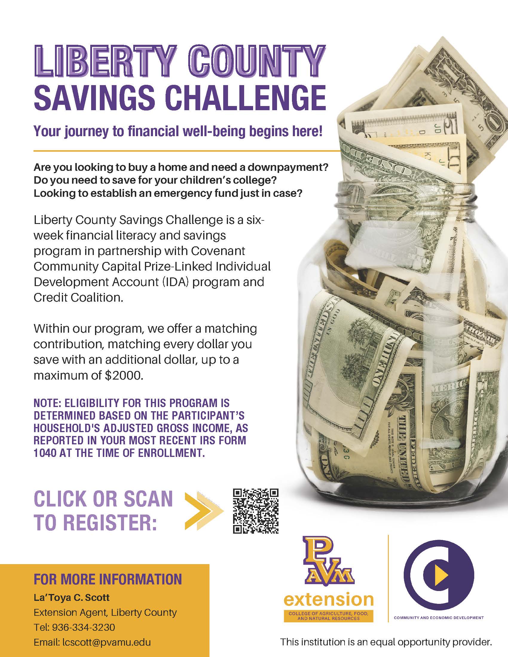 Liberty County Savings Challenge