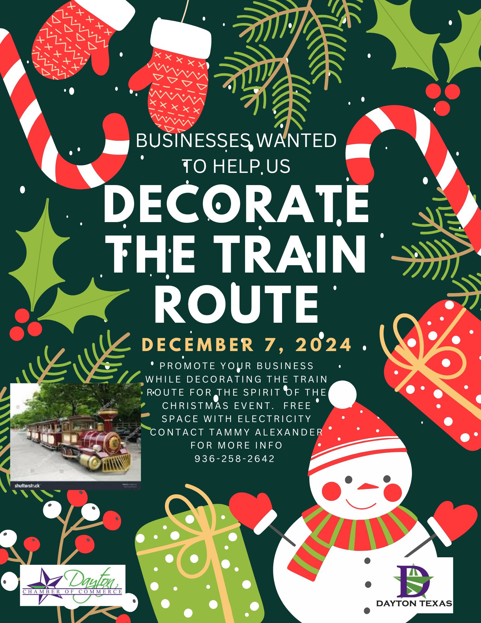 Decorate the Train Route