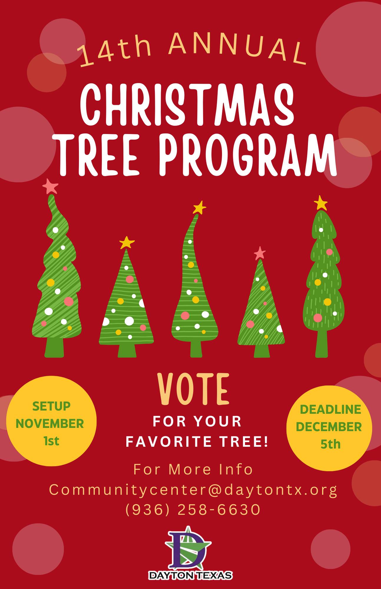 2024 Christmas Tree Program